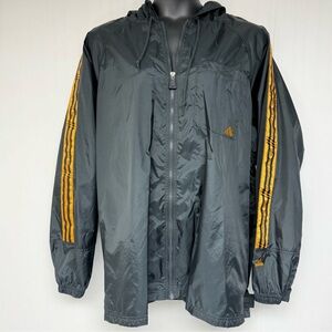 Adidas Gray Full Zip Windbreaker - Size XXL